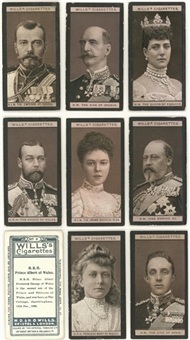 1908 W.D. & H.O. Wills "Portraits of European Royalty" Complete Set (100)
